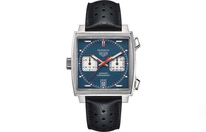 品鑒泰格豪雅藍(lán)盤(pán)摩納哥復(fù)刻版腕表